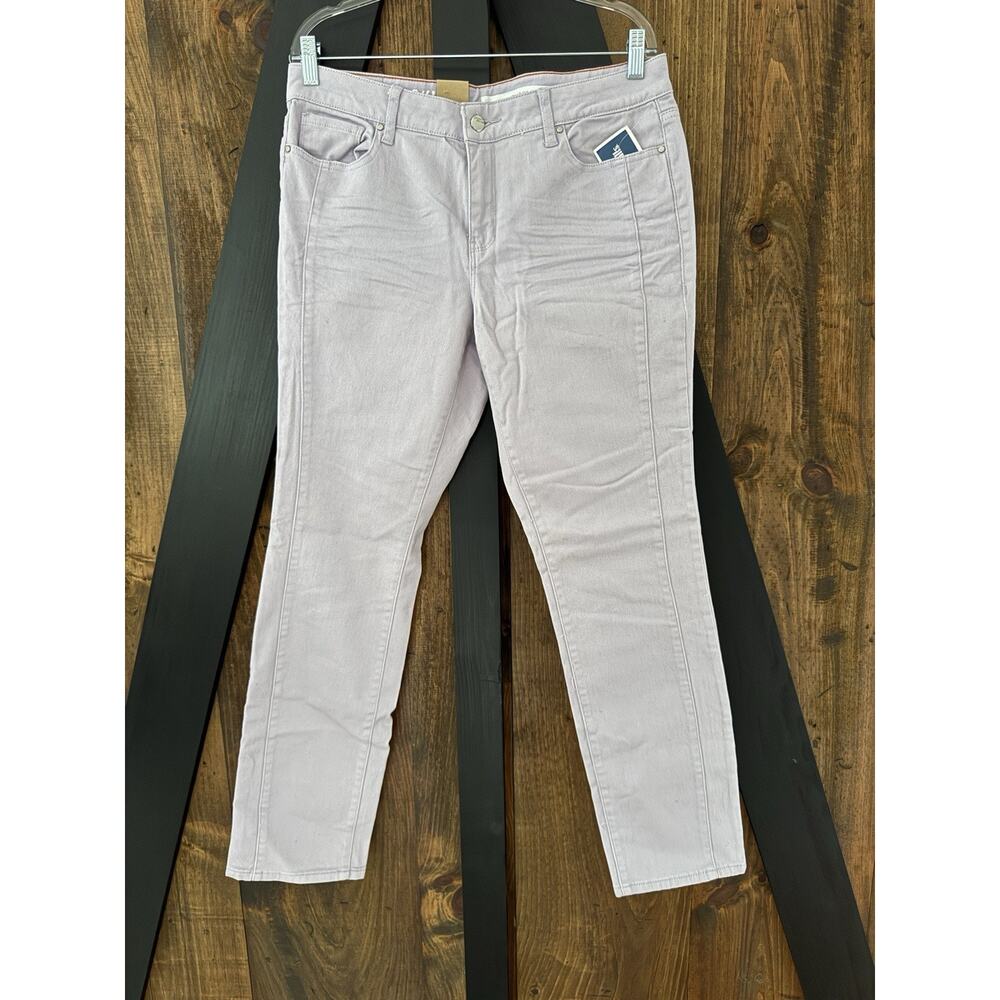 DKNY Jeans Women’s 12 Lilac Purple Denim Soho Skinny Seamed Stretch Vintage Y2K